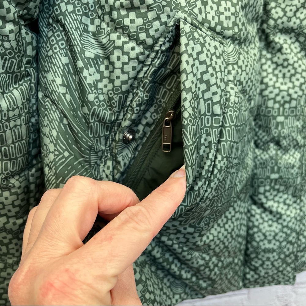 Patagonia Geoharmony Insulated Puffer Jacket Verdigris Green Sz M - Picture 8 of 15